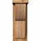 Ekena Millwork Crestline Rough Sawn Corbel w/Backplate, Western Red Cedar, 6"W x 8"D x 16"H COR06X08X16CRE01RWR - alternate 2